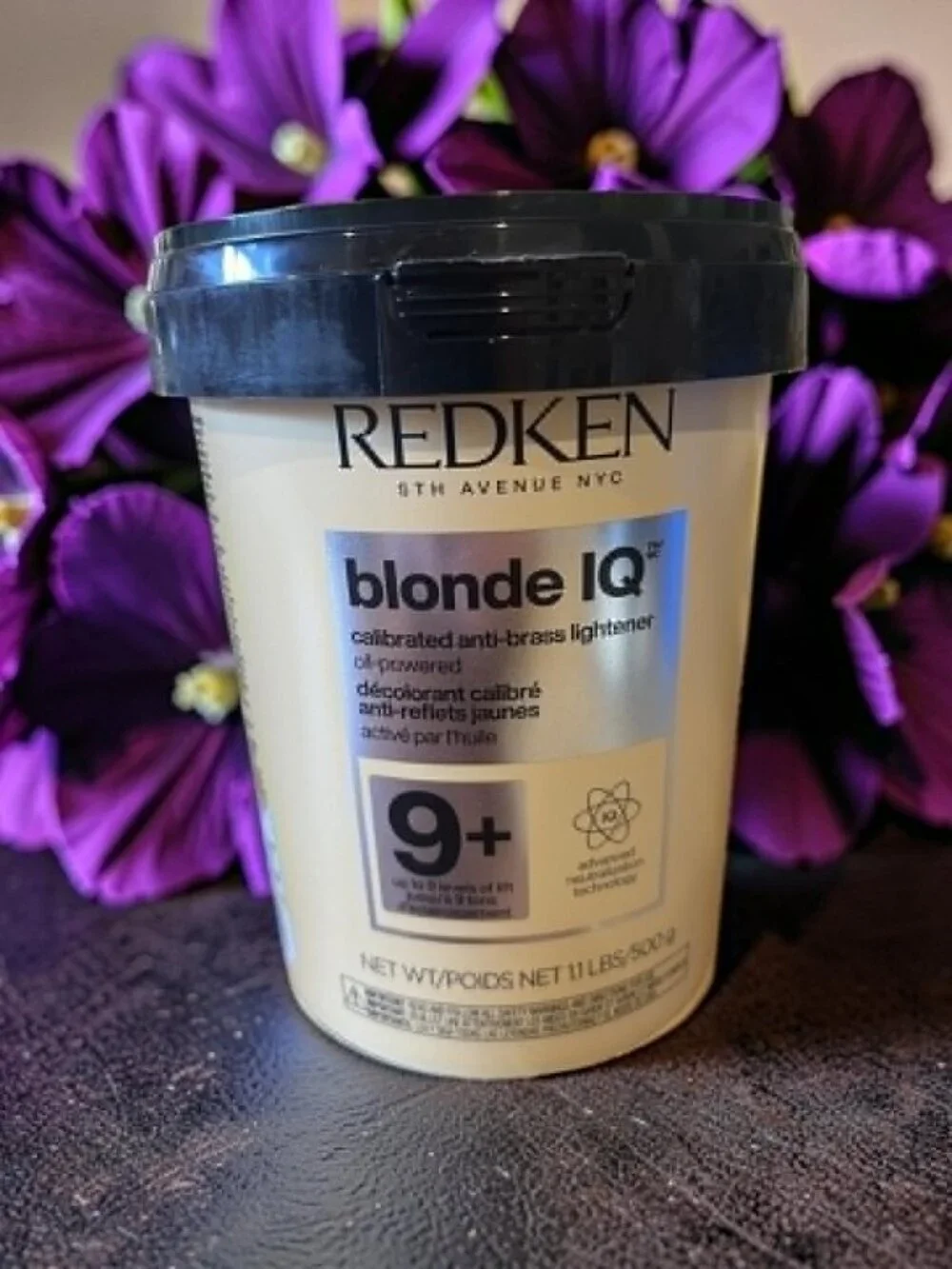 Redken Blonde IQ Oil Powder Lightener 1.1 lbs + Blonde IQ 20 Volume Developer